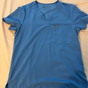 Figs - Women’s Ceil Blue Scrub Top
